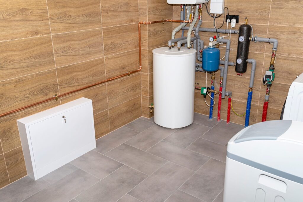 Residential water heater and plumbing system installed in Winter Springs